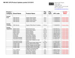 UPC Update 03/31/2015 (PDF)