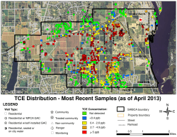 TCE Distribution - Most Recent Samples Map (PDF: 2,082KB/1 page))