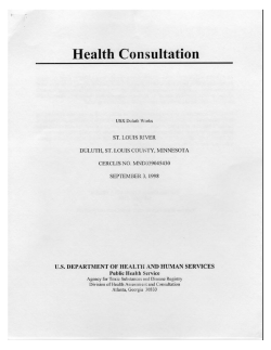 Health Consultation, USX Duluth Works, Sep. 1998 (PDF: 1019KB/22 pages)