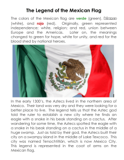 The Legend of the Mexican Flag