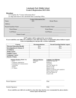 grade 8 registration - PDF&nbsp;
