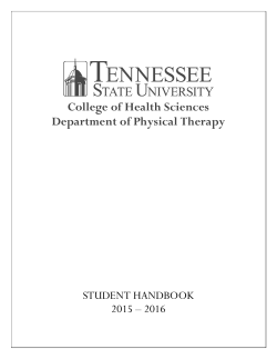 2015-16 Student Handbook