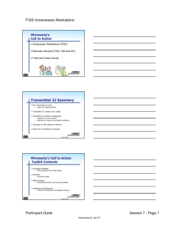C06_MDH Powerpoint Presentation - F329 Unnecessary Medications