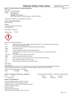 Material Safety Datasheet 02634 (PDF)