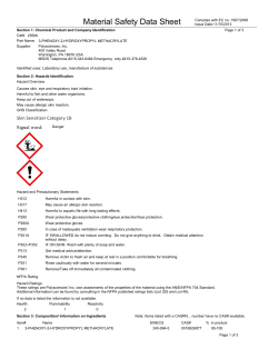 Material Safety Datasheet 25506 (PDF)