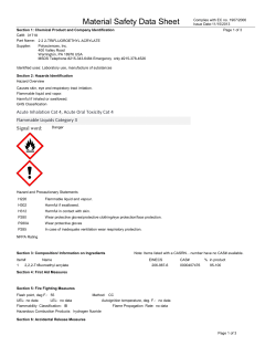 Material Safety Datasheet 01718 (PDF)