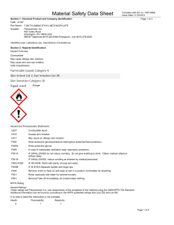 Material Safety Datasheet 01797 (PDF)