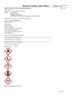 Material Safety Datasheet 02487 (PDF)