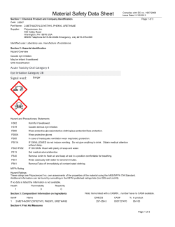 Material Safety Datasheet 25507 (PDF)