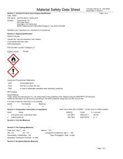 Material Safety Datasheet 00587 (PDF)