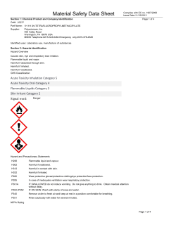 Material Safety Datasheet 07577 (PDF)