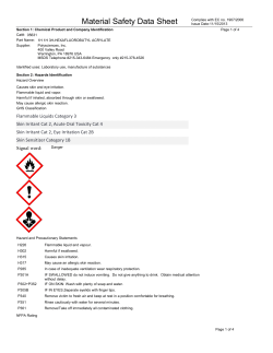Material Safety Datasheet 05631 (PDF)