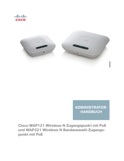 Cisco WAP121 and WAP321 Administration Guide (German)