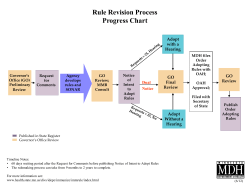 Rule Revision Process Progress Chart (PDF)
