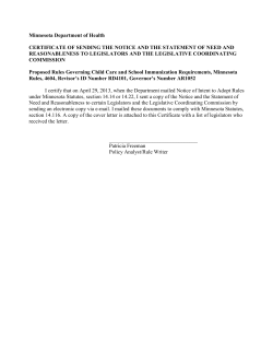 Exhibit K. other documents and evidence to show compliance with any other law or rule which the agency is required to follow in adopting these rules. (PDF: 211KB/5 pages)