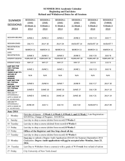 SUMMER 2014 Academic Calendar revised8714a.pdf