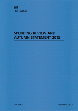 spending review released today