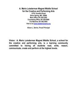 Student Handbook (Including Discipline Policy)