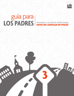 09. Parent Roadmap - 3rd Grade ELA (Spanish Version)