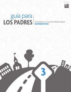 07. Parent Roadmap - 3rd Grade Mathematics (Spanish Version)