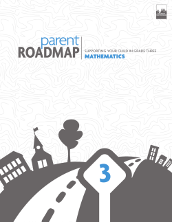 06. Parent Roadmap - 3rd Grade Mathematics (English Version)