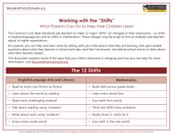 04. Working with the Shifts