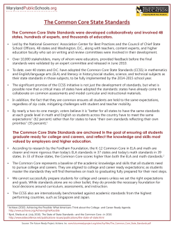02. The Common Core State Standards