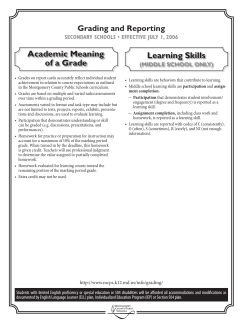 Grading Policy