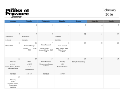 Pirates Calendar