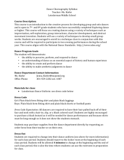 Choreography-Syllabus-2015