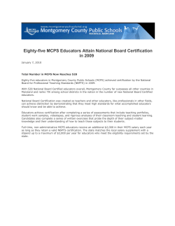 National Board Certification