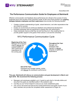 Performance Communication Guide for Employees