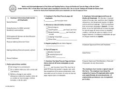 Pay Rate Notice: Any Non-exempt (Spanish, Chinese, and Korean)