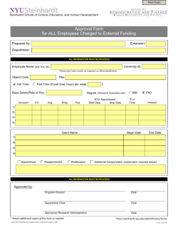 Approval Form for ALL Employees Charged to External Funding (Acrobat)