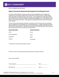 Adjunct Professional Development Fund (Acrobat (fill-in))
