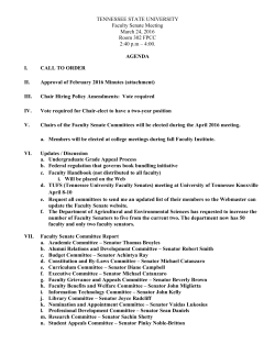 Agenda