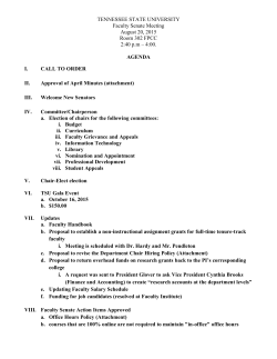 Agenda