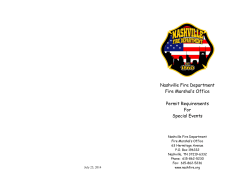 NFD Special Event Brochure
