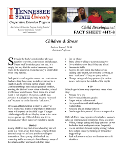 Children and Stress