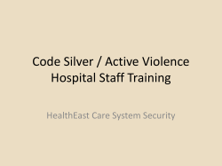 HealthEast Active Shooter Staff Education (PDF: 1.55MB/26 pgs)