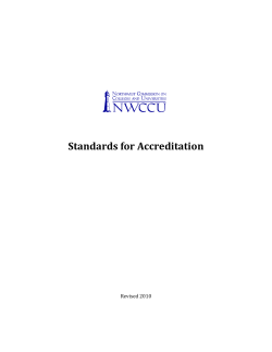 NWCCU Accreditation Standards