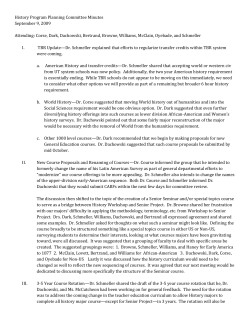 Minutes from September 9, 2009