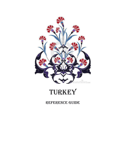 TURKEY:   Suggested readings and websites