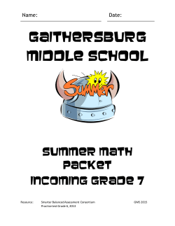 Math 7 2015
