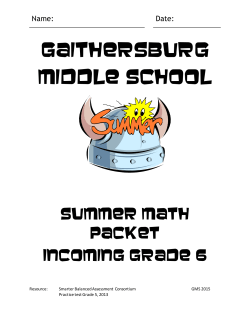 Math 6 2015