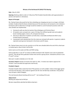 May 19, 2015 Meeting Minutes