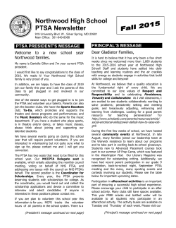 2015 Fall Newsletter