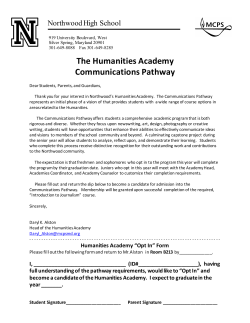 Communications Student Opt-In Letter
