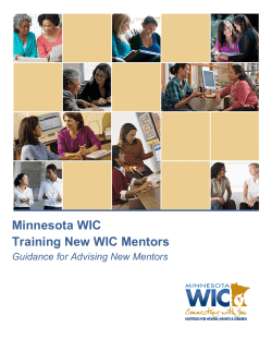 Guidance for Advising New Mentors (PDF)