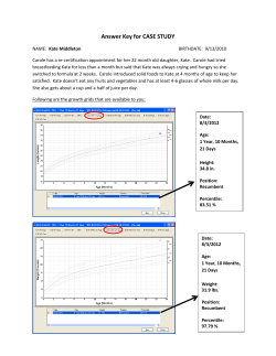 Case Study and Answer Key for Kate Middleton (PDF)